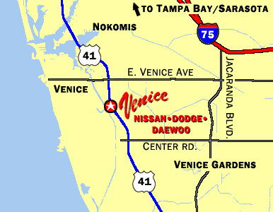 Venice Nissan Map